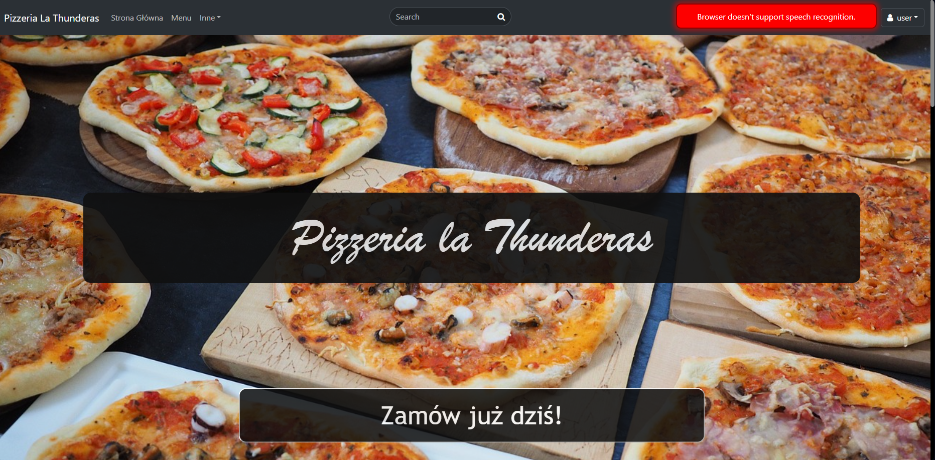 Zrzut ekranu projektu 1